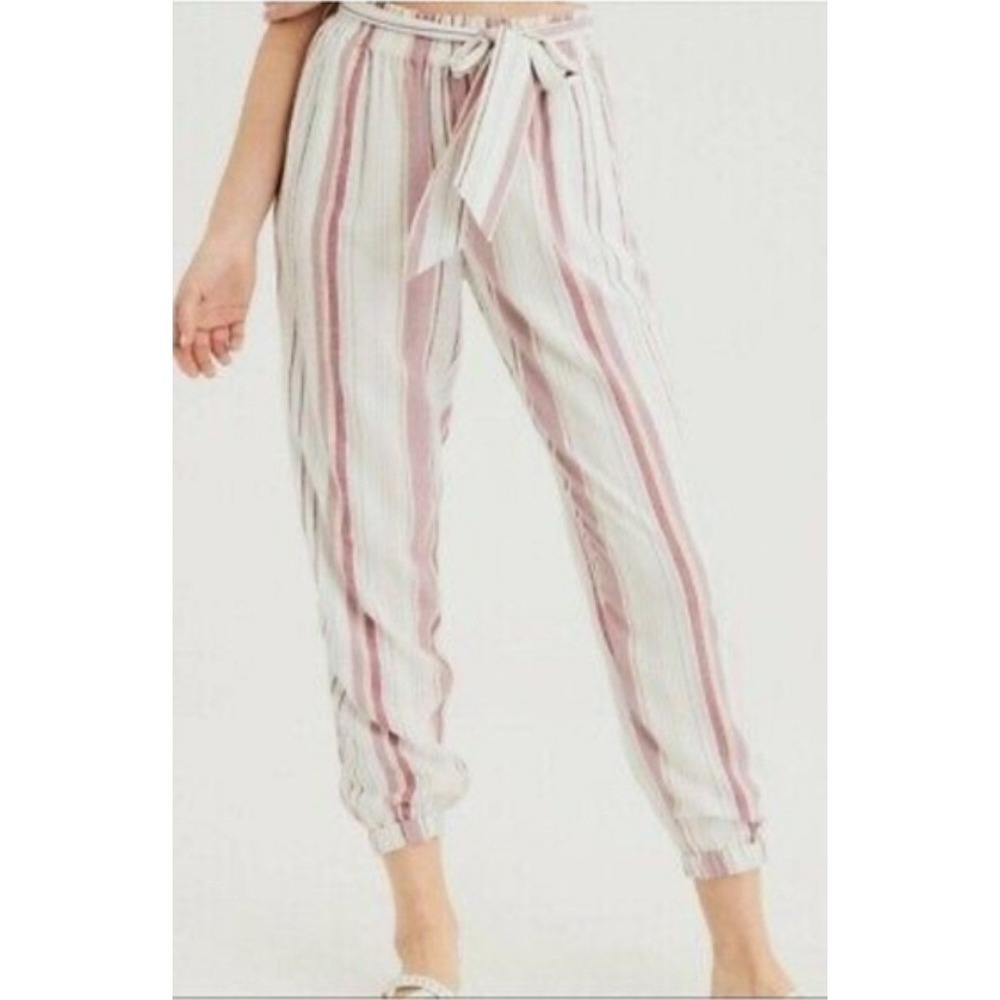 American Eagle Paper Bag Jogger Boho Cottagecore Minimalist Size XL